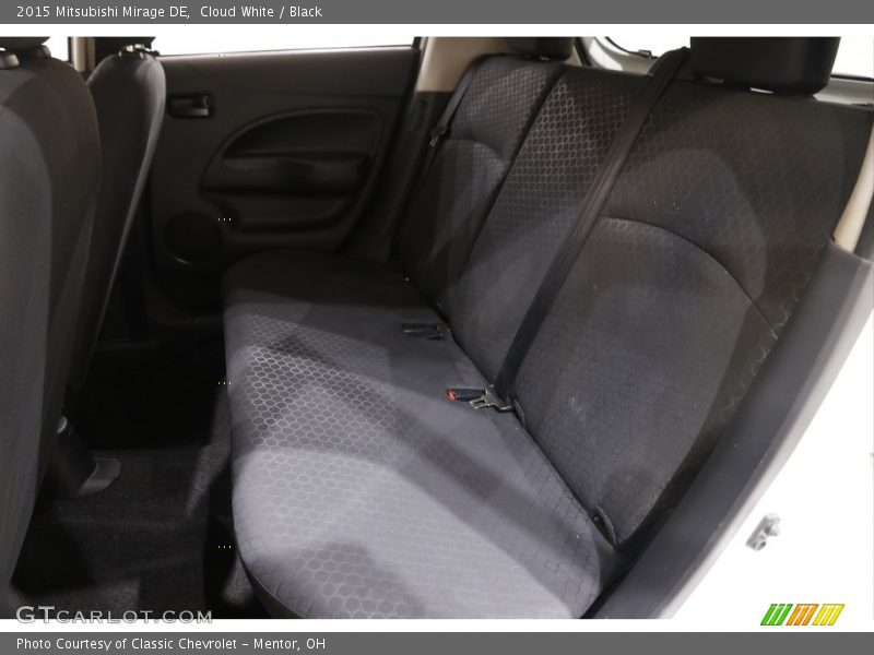 Rear Seat of 2015 Mirage DE