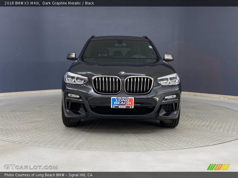 Dark Graphite Metallic / Black 2018 BMW X3 M40i