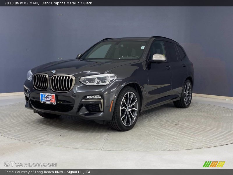 Dark Graphite Metallic / Black 2018 BMW X3 M40i