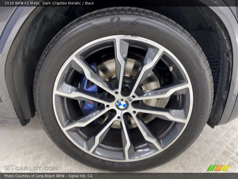 Dark Graphite Metallic / Black 2018 BMW X3 M40i