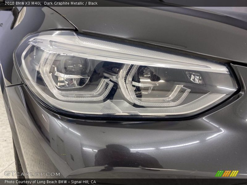Dark Graphite Metallic / Black 2018 BMW X3 M40i