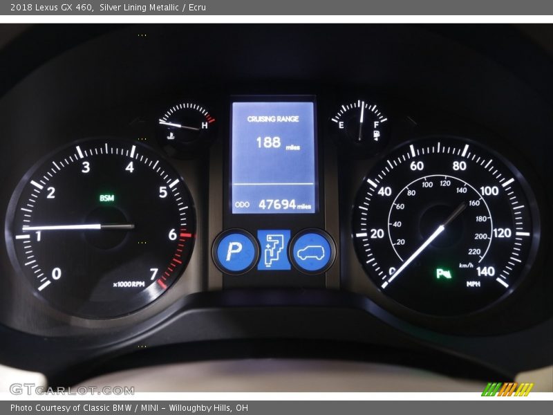 Silver Lining Metallic / Ecru 2018 Lexus GX 460
