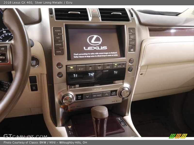 Silver Lining Metallic / Ecru 2018 Lexus GX 460