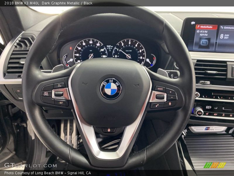 Dark Graphite Metallic / Black 2018 BMW X3 M40i