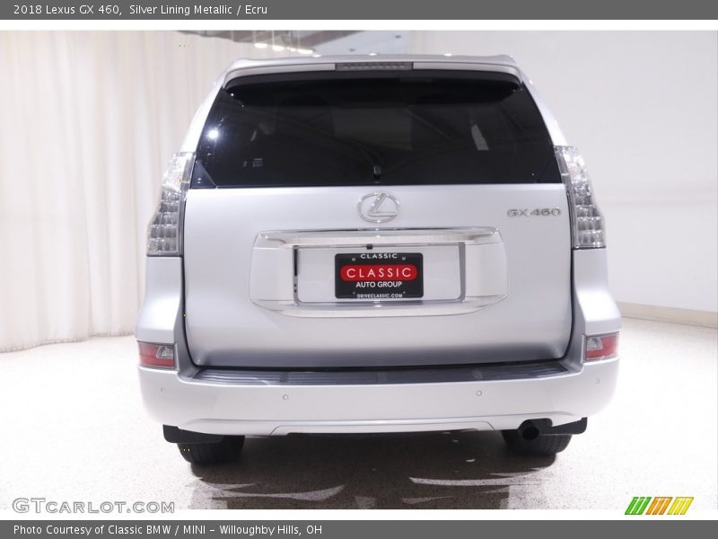 Silver Lining Metallic / Ecru 2018 Lexus GX 460