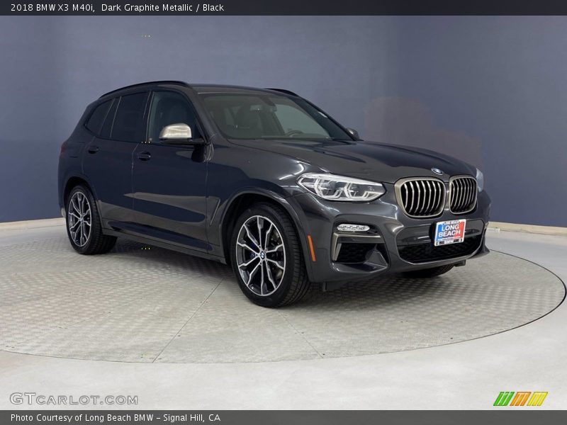 Dark Graphite Metallic / Black 2018 BMW X3 M40i