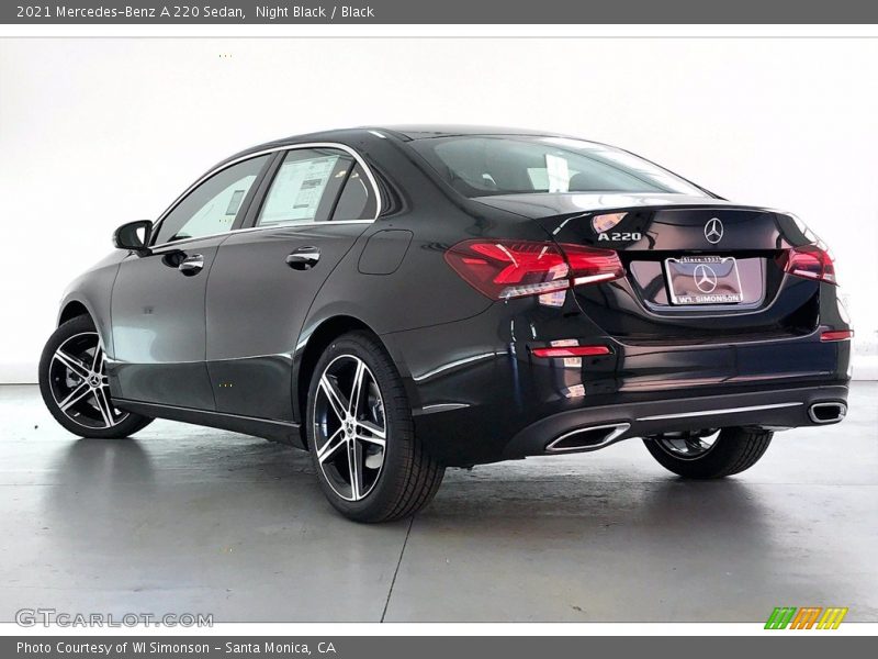 Night Black / Black 2021 Mercedes-Benz A 220 Sedan