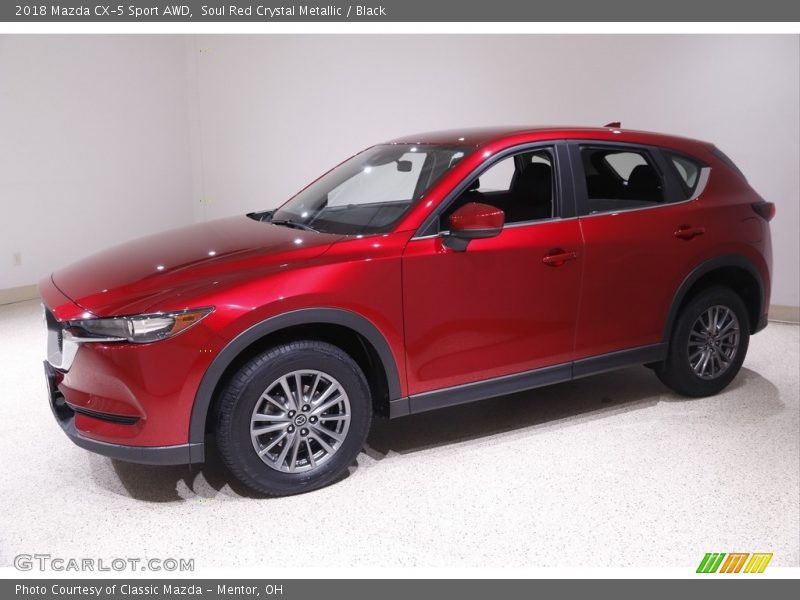 Soul Red Crystal Metallic / Black 2018 Mazda CX-5 Sport AWD