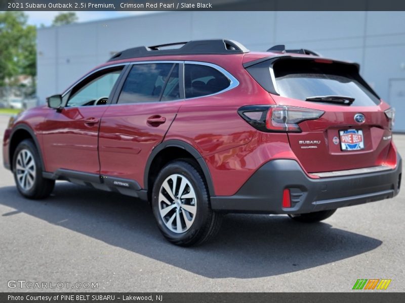 Crimson Red Pearl / Slate Black 2021 Subaru Outback 2.5i Premium