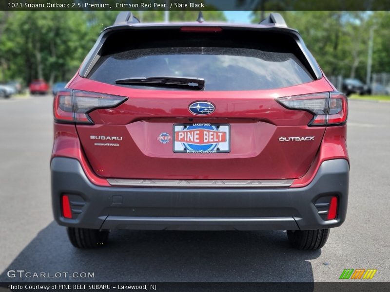 Crimson Red Pearl / Slate Black 2021 Subaru Outback 2.5i Premium