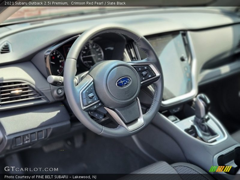 Crimson Red Pearl / Slate Black 2021 Subaru Outback 2.5i Premium