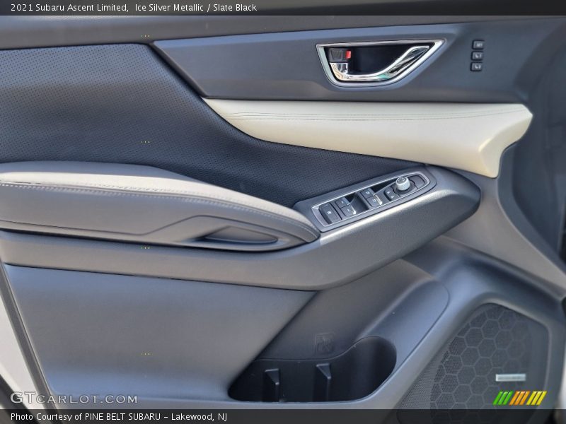 Ice Silver Metallic / Slate Black 2021 Subaru Ascent Limited