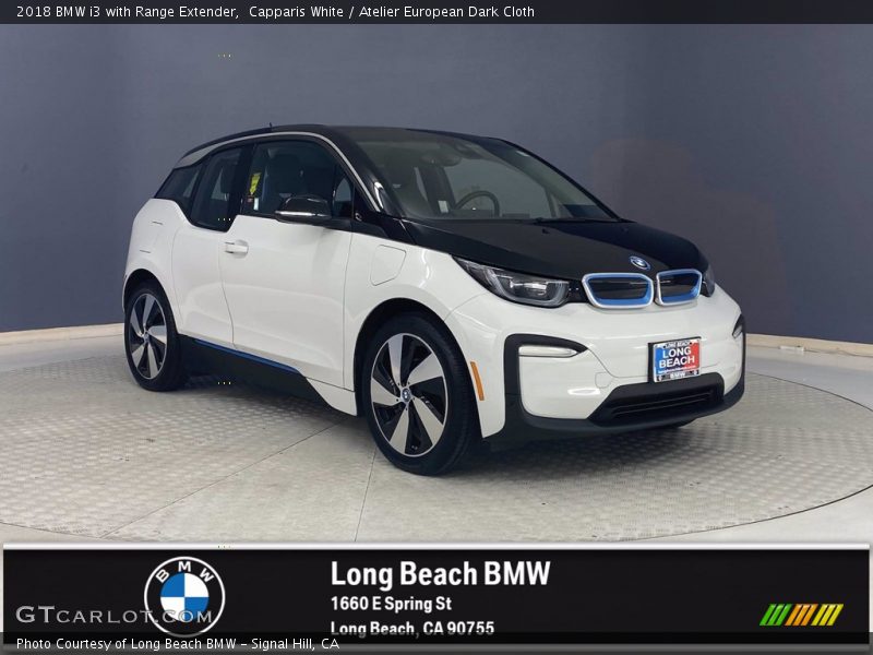 Capparis White / Atelier European Dark Cloth 2018 BMW i3 with Range Extender