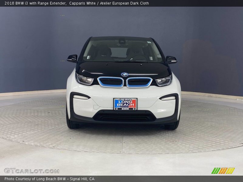 Capparis White / Atelier European Dark Cloth 2018 BMW i3 with Range Extender
