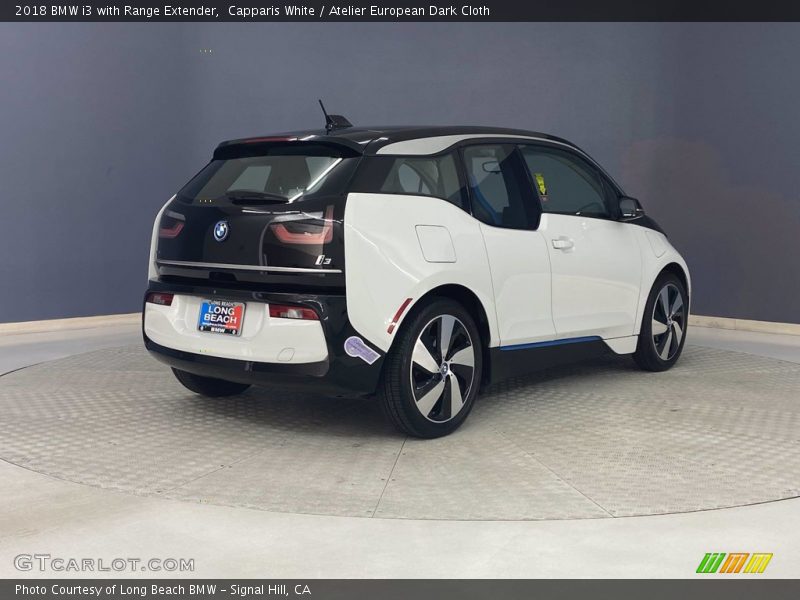 Capparis White / Atelier European Dark Cloth 2018 BMW i3 with Range Extender