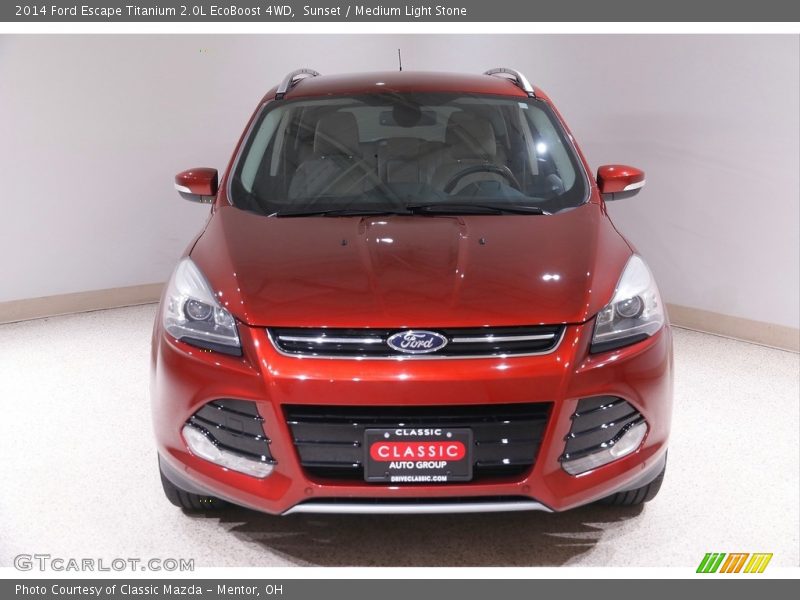 Sunset / Medium Light Stone 2014 Ford Escape Titanium 2.0L EcoBoost 4WD