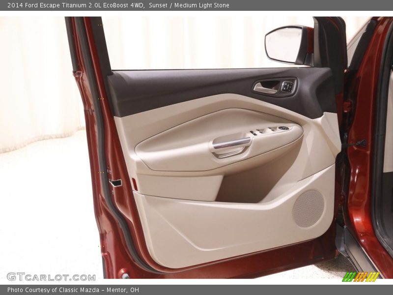 Sunset / Medium Light Stone 2014 Ford Escape Titanium 2.0L EcoBoost 4WD