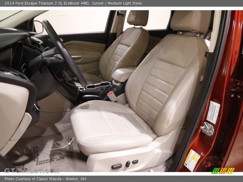 Sunset / Medium Light Stone 2014 Ford Escape Titanium 2.0L EcoBoost 4WD