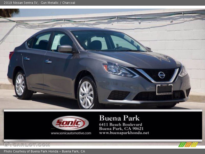 Gun Metallic / Charcoal 2019 Nissan Sentra SV