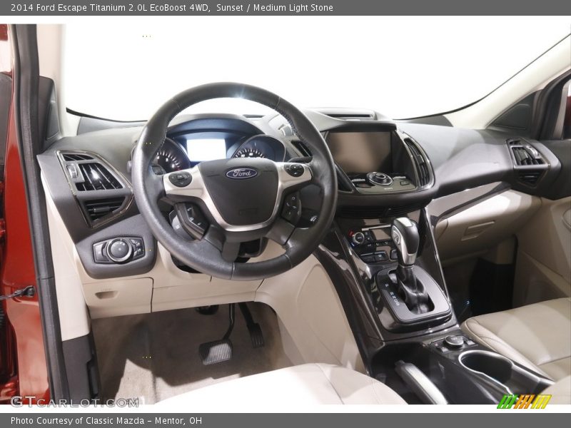 Sunset / Medium Light Stone 2014 Ford Escape Titanium 2.0L EcoBoost 4WD