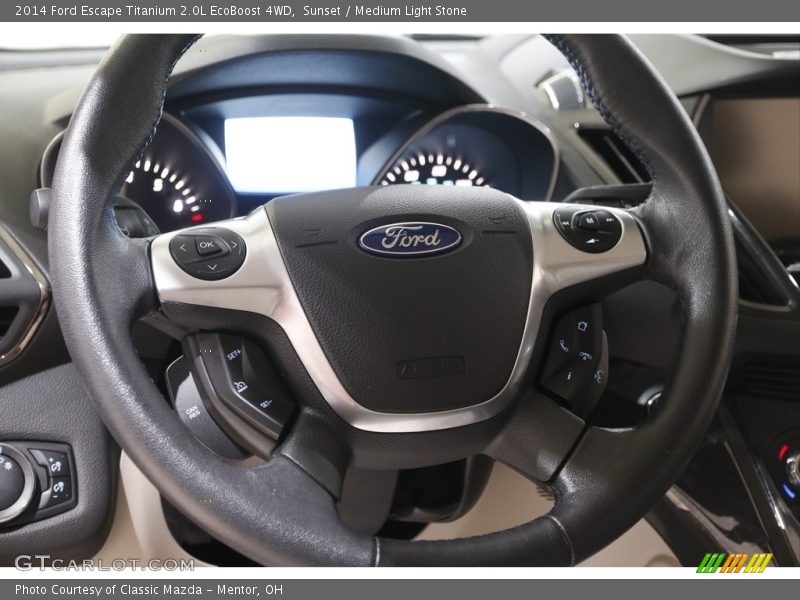 Sunset / Medium Light Stone 2014 Ford Escape Titanium 2.0L EcoBoost 4WD