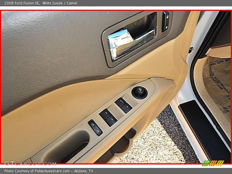 White Suede / Camel 2008 Ford Fusion SE