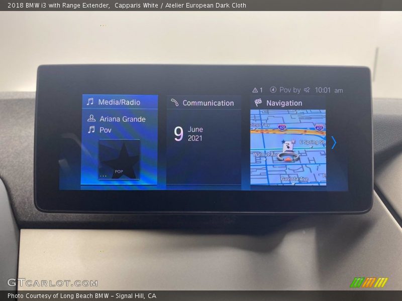 Capparis White / Atelier European Dark Cloth 2018 BMW i3 with Range Extender