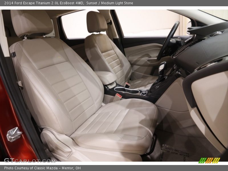 Sunset / Medium Light Stone 2014 Ford Escape Titanium 2.0L EcoBoost 4WD