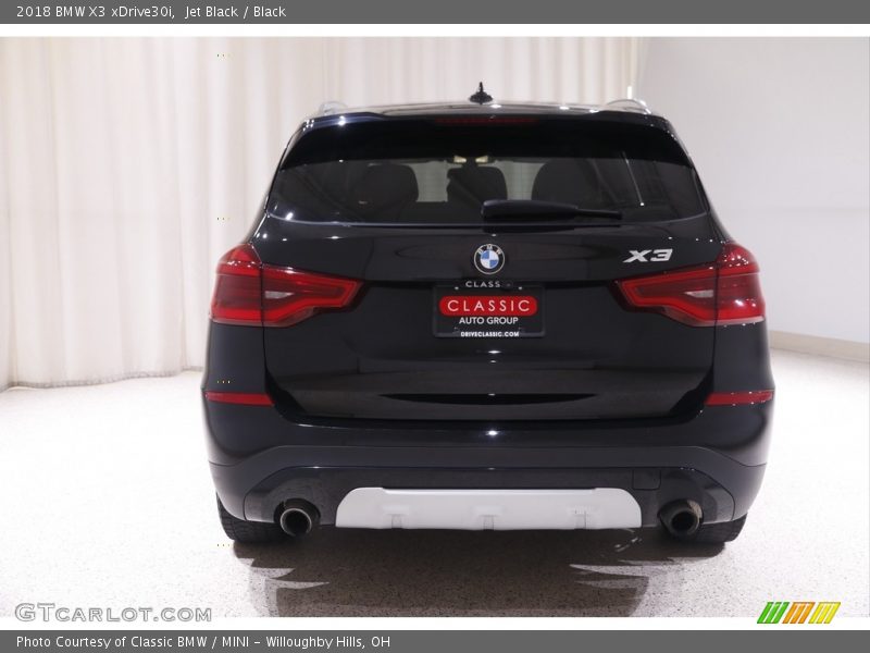 Jet Black / Black 2018 BMW X3 xDrive30i