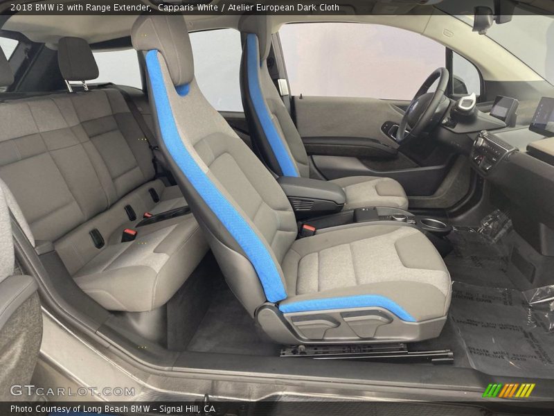 Capparis White / Atelier European Dark Cloth 2018 BMW i3 with Range Extender