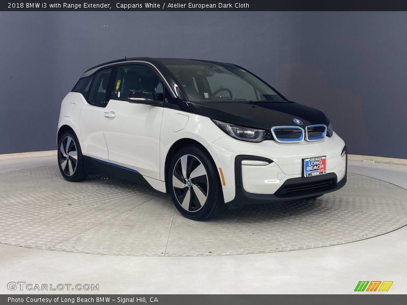 Capparis White / Atelier European Dark Cloth 2018 BMW i3 with Range Extender