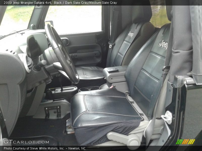 Black / Dark Slate Gray/Medium Slate Gray 2009 Jeep Wrangler Sahara 4x4