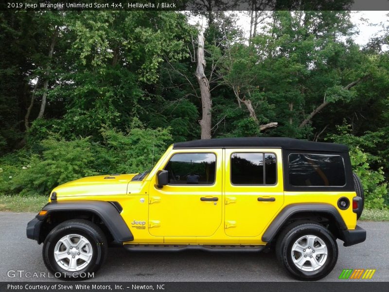 Hellayella / Black 2019 Jeep Wrangler Unlimited Sport 4x4