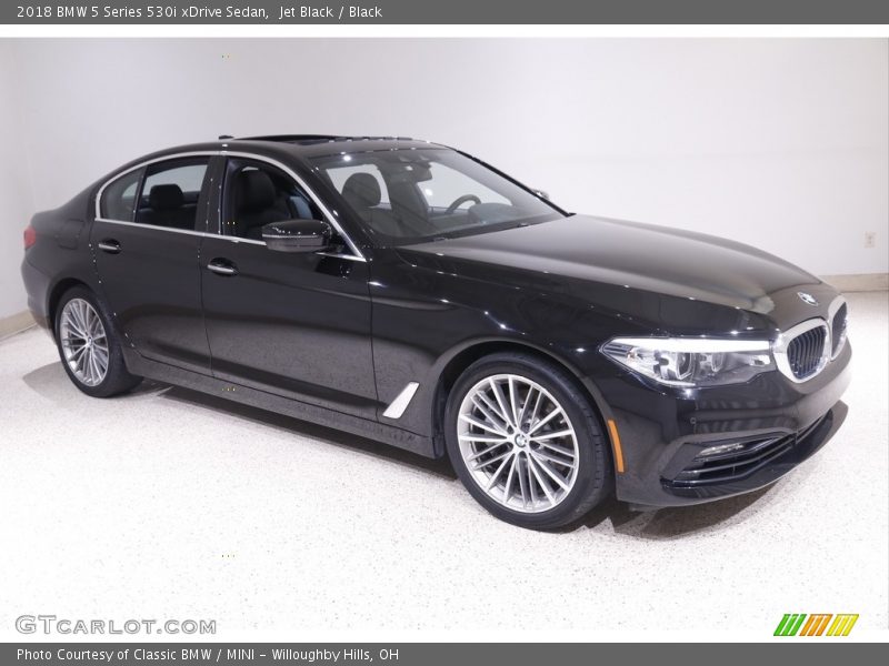 Jet Black / Black 2018 BMW 5 Series 530i xDrive Sedan