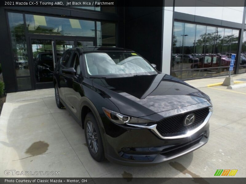 Jet Black Mica / Parchment 2021 Mazda CX-5 Touring AWD