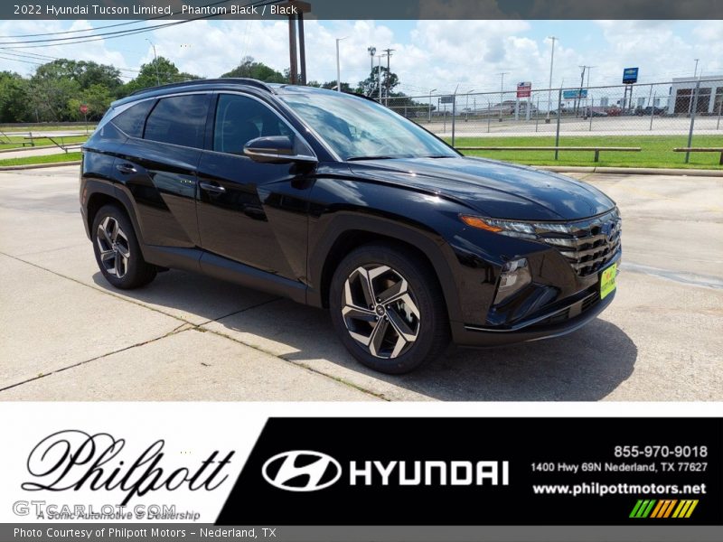 Phantom Black / Black 2022 Hyundai Tucson Limited