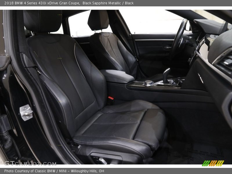 Black Sapphire Metallic / Black 2018 BMW 4 Series 430i xDrive Gran Coupe