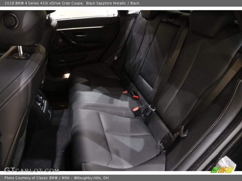 Black Sapphire Metallic / Black 2018 BMW 4 Series 430i xDrive Gran Coupe