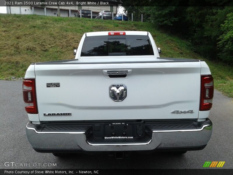 Bright White / Black 2021 Ram 3500 Laramie Crew Cab 4x4