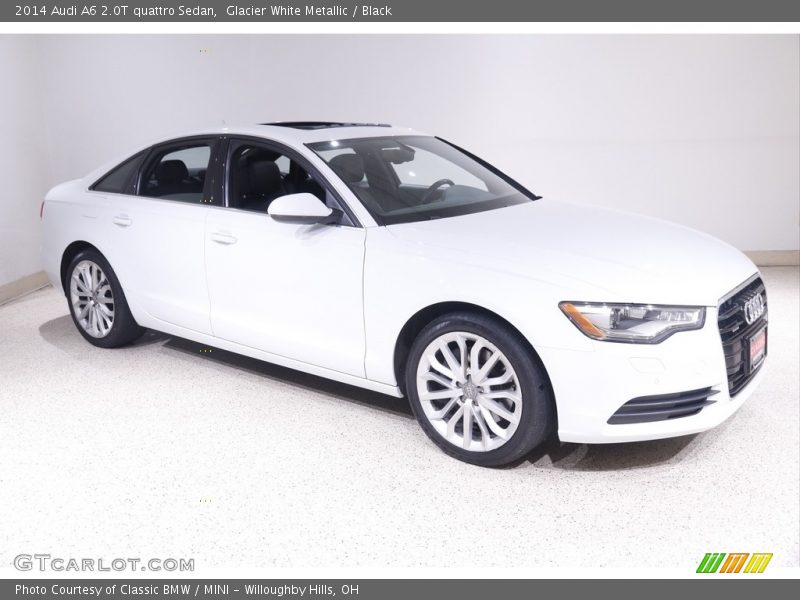 Glacier White Metallic / Black 2014 Audi A6 2.0T quattro Sedan