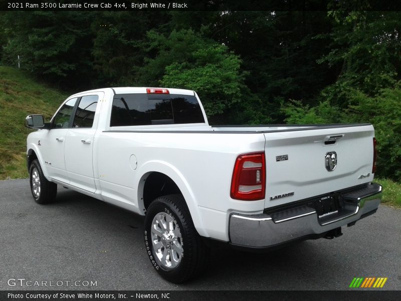 Bright White / Black 2021 Ram 3500 Laramie Crew Cab 4x4