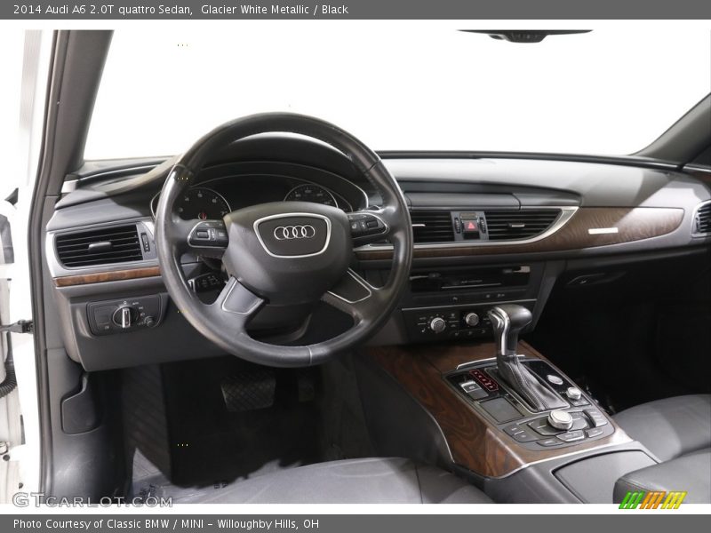 Glacier White Metallic / Black 2014 Audi A6 2.0T quattro Sedan