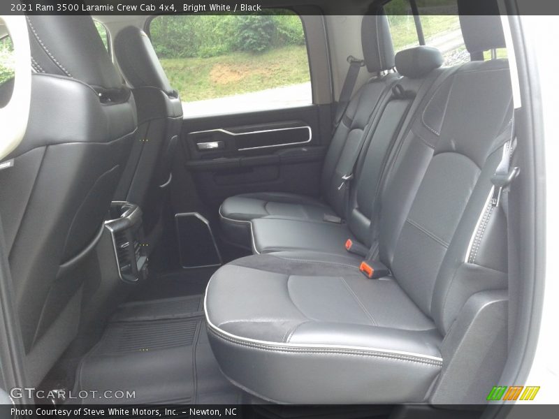 Bright White / Black 2021 Ram 3500 Laramie Crew Cab 4x4