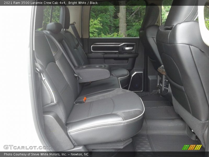 Bright White / Black 2021 Ram 3500 Laramie Crew Cab 4x4