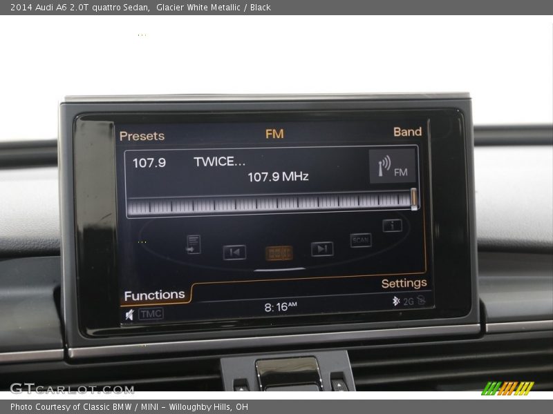 Glacier White Metallic / Black 2014 Audi A6 2.0T quattro Sedan