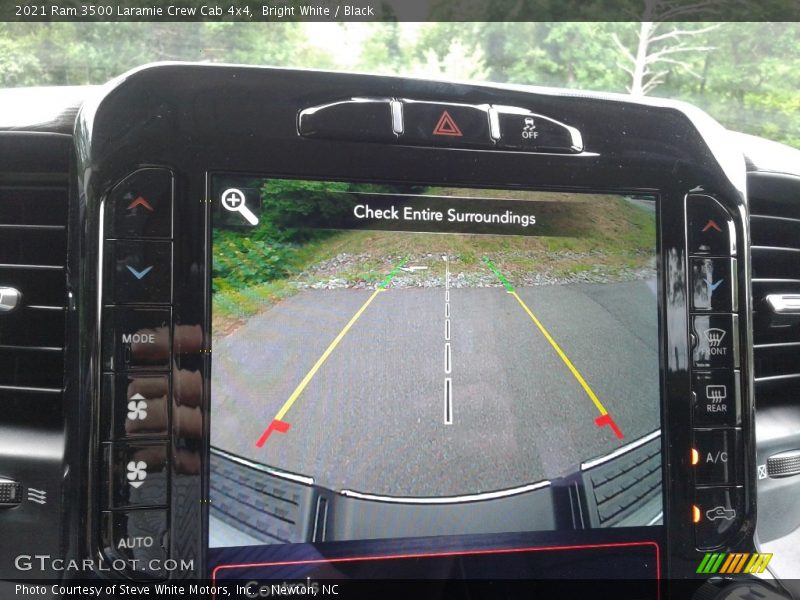 Bright White / Black 2021 Ram 3500 Laramie Crew Cab 4x4