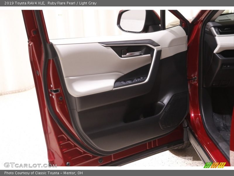 Ruby Flare Pearl / Light Gray 2019 Toyota RAV4 XLE