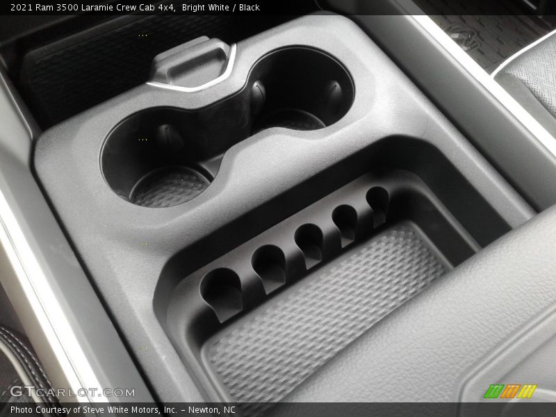 Bright White / Black 2021 Ram 3500 Laramie Crew Cab 4x4