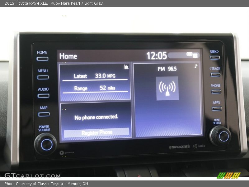 Ruby Flare Pearl / Light Gray 2019 Toyota RAV4 XLE