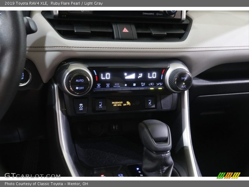Ruby Flare Pearl / Light Gray 2019 Toyota RAV4 XLE